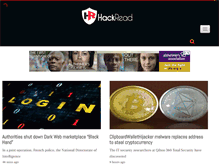 Tablet Screenshot of hackread.com